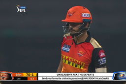 Manish Pandey's valiant 69(41) on captaincy debut