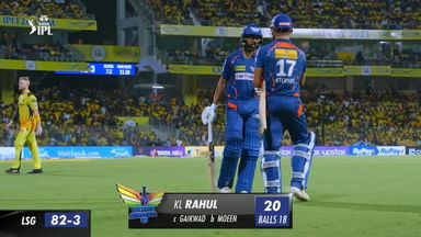 M06: CSK vs LSG – K L Rahul Wicket