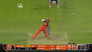 M05: SRH vs RR – Washington Sundar Six