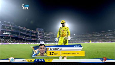 M52: DD vs CSK – MS Dhoni Wicket