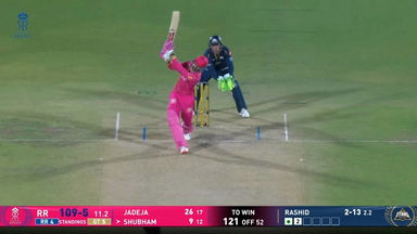 IPL 2026 M52: RR vs GT - Shubham Dubey Six