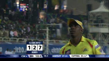 M13: CSK vs BRI –  Ben Cutting Six