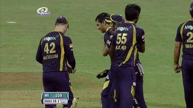 Match 65 KKR vs MI – Singh's Wicket