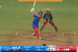 Six: Match 11, Delhi Capitals vs Royal Challengers Bengaluru, WPL 2026: Lucy Hamilton Six