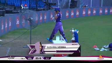 M02: Velocity vs Trailblazers – Sushma Verma Wicket