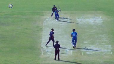 SMAT 2023 QF 3: 6 & 6: Yashasvi, Tamore take on Mahesh Pithiya