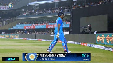 IND vs NZ 2023, 1ST T20I: Suryakumar Yadav  Wicket