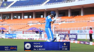 IND-W vs AUS-W 2025, 2nd ODI: Radha Yadav Wicket