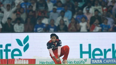 Radha Yadav's well-judged catch at the deep