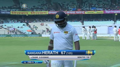 IND vs SL 2017, 1st Test Day 4: Rangana Herath Wicket