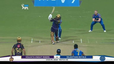 M49: KKR vs RR – Sunil Narine Six