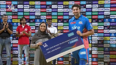 M22: MI vs KKR – Visit Saudi Beyond the Boundaries Longest 6 of the Match – Tim David