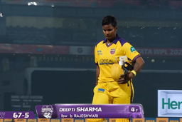 Wicket: Match 14, Gujarat Giants vs UP Warriorz, WPL 2026: Deepti Sharma Wicket