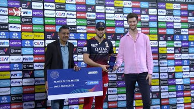 M60: RR vs RCB – Man of the Match –  Wayne Parnell