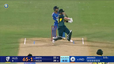 IND vs AUS 2023-24, 1ST T20I: Josh Inglis Six