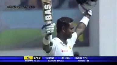 SL vs India, 2nd Test - Day 3 : Angelo Mathews century