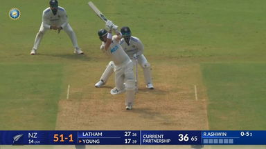 IND vs NZ 2024, 3rd Test: Will Young Six