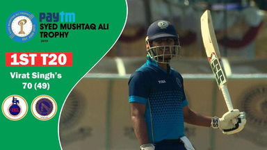 Syed Mushtaq Ali Trophy 2018-19: Delhi vs Jharkhand - Virat Singh's 70*(49)