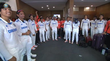 Dressing Room BTS, India vs England: Celebrating fantastic Test win in Navi Mumbai