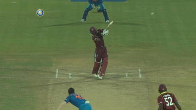 IND vs WI 2018, 2nd ODI: Shai Hope Six
