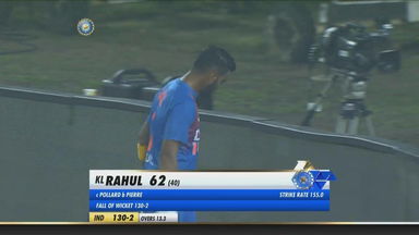 IND vs WI 2019, 1st T20I: KL Rahul Wicket