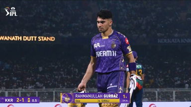 IPL 2025 M39: KKR vs GT - Rahmanullah Gurbaz Wicket