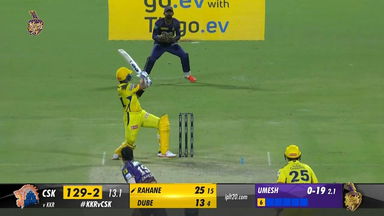 M33: KKR vs CSK – Ajinkya Rahane Six