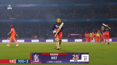 WPL 2025, M01 - GG vs RCB: Raghvi Bist Wicket