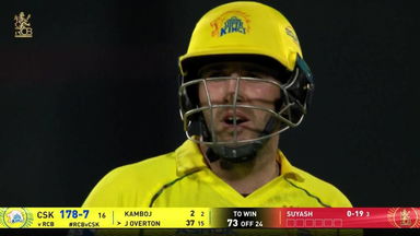 IPL 2026 M11: RCB vs CSK - Jamie Overton Wicket