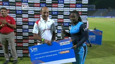 Final: SNO vs VEL – MY11CIRCLE Champion performer of the Tournament – Deandra Dottin