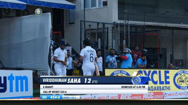 IND vs BAN 2019, 1st Test, Day 2: Wriddhiman Saha Wicket
