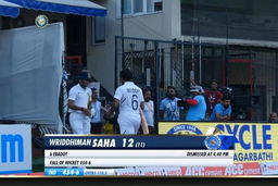 IND vs BAN 2019, 1st Test, Day 2: Wriddhiman Saha Wicket