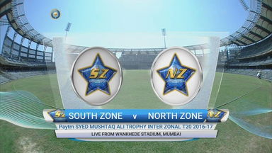 T20 Zonal League, 2016-17 : South Zone vs North Zone – Highlights