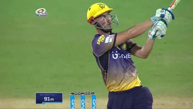 M7: MI vs KKR – Chris Lynn Six