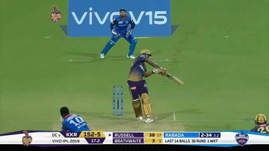 M26: KKR vs DC – Andre Russell Six