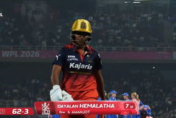 Wicket: Match 1, Mumbai Indians vs Royal Challengers Bengaluru, WPL 2026: Dayalan Hemalatha Wicket