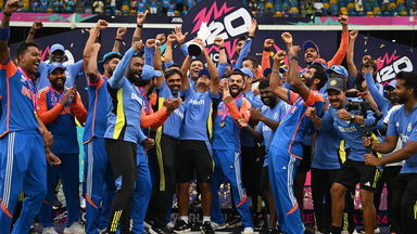Team India's moment of glory | ICC Men's T20 World Cup 2024