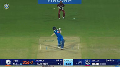 IND vs WI 2026, 3rd ODI: KL Rahul Six