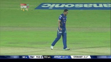 CLT20 2013 M22: MI vs T&T  –   Match Highlights