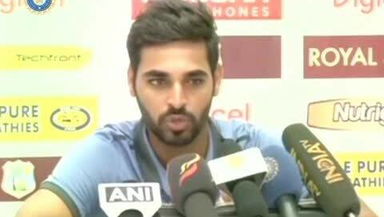 India's Tour of West Indies, 2016: 3rd Test, Day 4 - Bhuvneshwar Kumar Press conference
