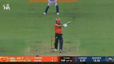 IPL 2026 M56: GT vs SRH - Pat Cummins Six