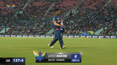 M30: LSG vs GT –  Ayush Badoni  Wicket