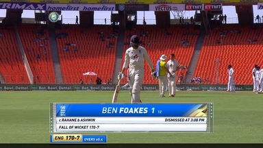 IND vs ENG 2021, 4th Test, Day 1: Ben Foakes Wicket