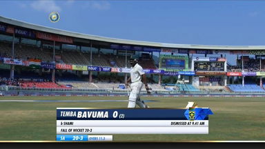 IND vs SA 2019, 1st Test, Day 5: Temba Bavuma Wicket