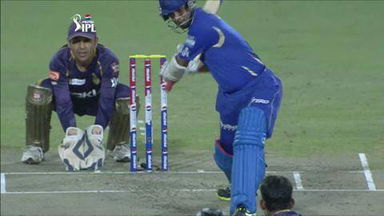 M47: KKR vs RR – Ajinkya Rahane Wicket