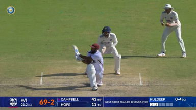 IND vs WI 2025, 2nd Test: John Campbell Six