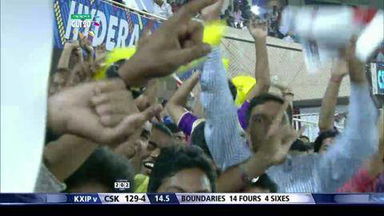 M22: KXIP vs CSK –  Dwayne Bravo Six