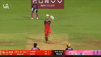 IPL 2025 M42: RCB vs RR - Tim David Six