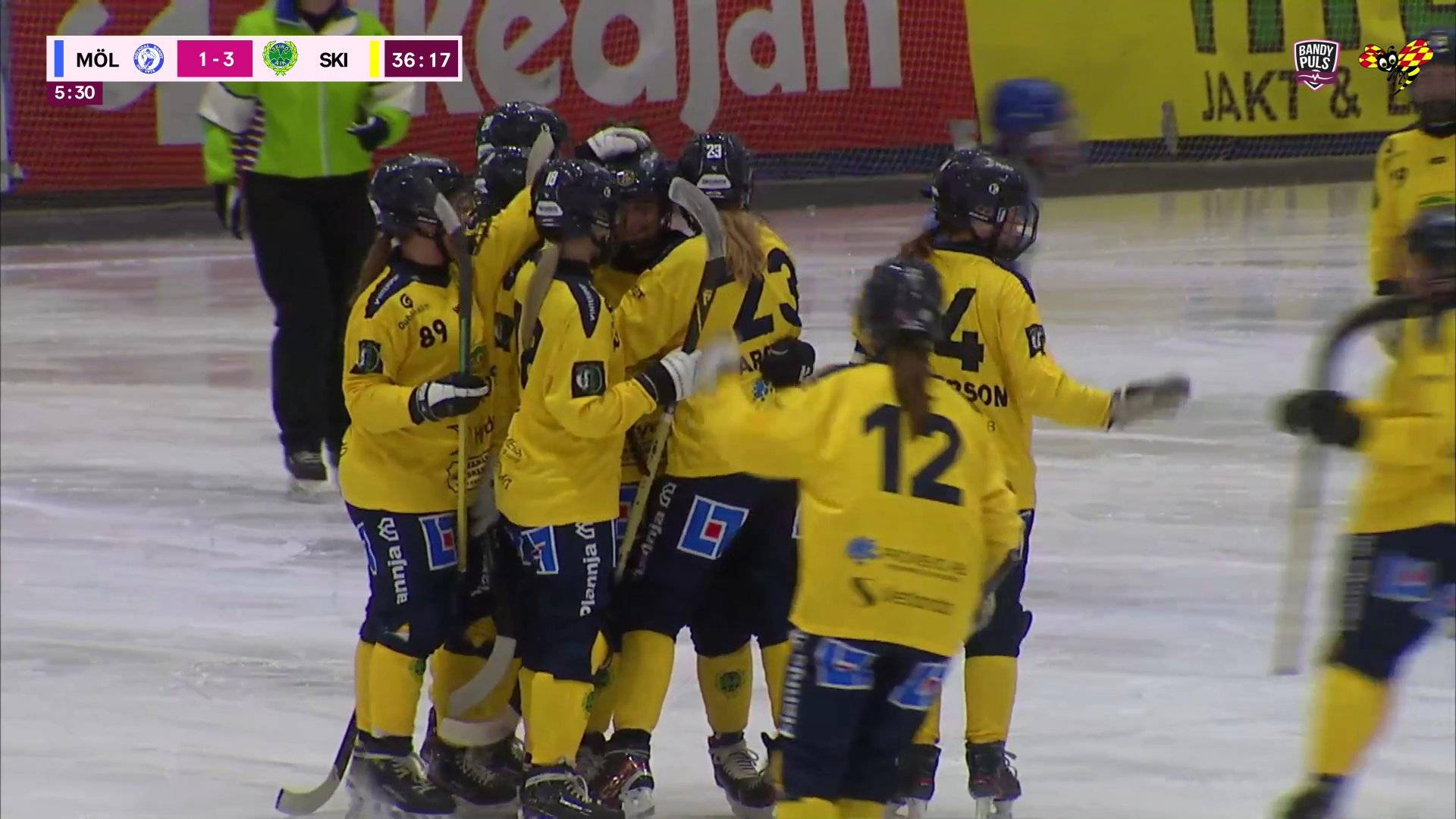 Highlights: Mölndal Bandy - Skirö AIK