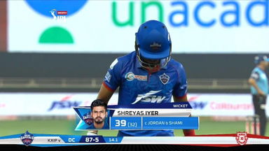 M02: DC vs KXIP – Shreyas Iyer Wicket